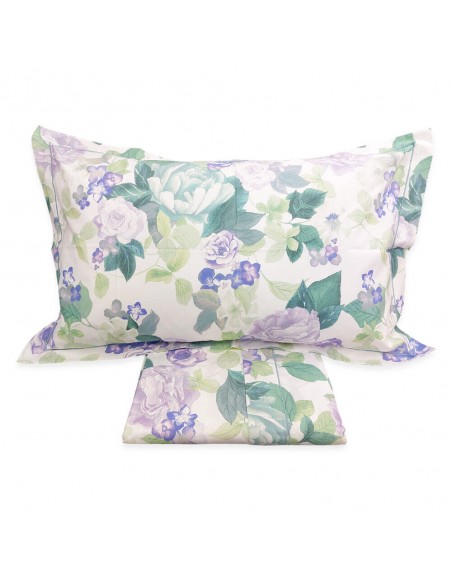 Parure Matrimoniale Isola Bella, Glicine. Fazzini