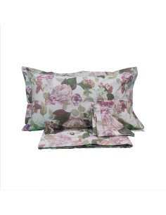 Parure Matrimoniale Isola Bella, Rosa. Fazzini