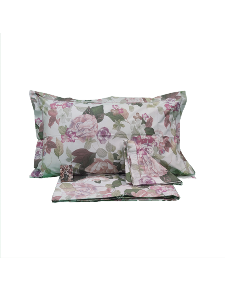 Parure Matrimoniale Isola Bella, Rosa. Fazzini