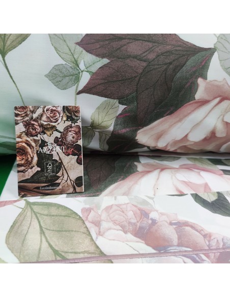 Parure Matrimoniale Isola Bella, Rosa. Fazzini