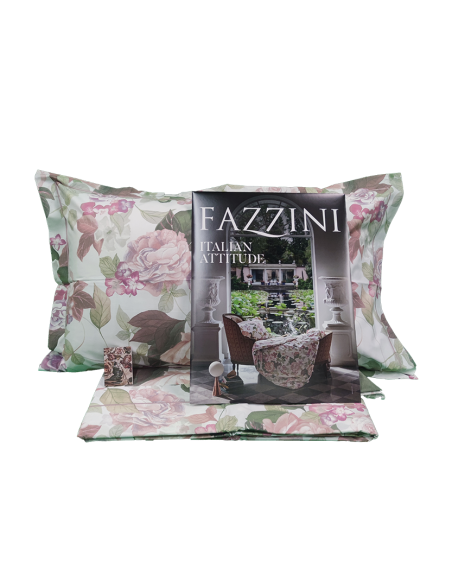 Parure Matrimoniale Isola Bella, Rosa. Fazzini