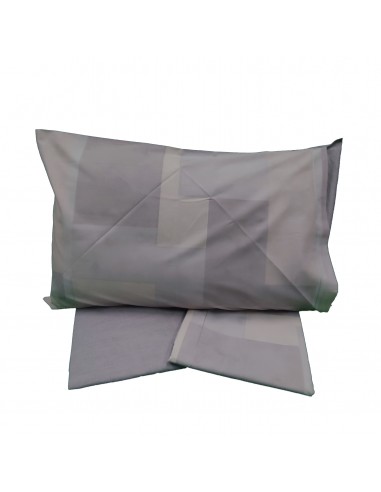 Completo letto piazza e mezzo Grigio Geometrico, Giusy. Cavalieri