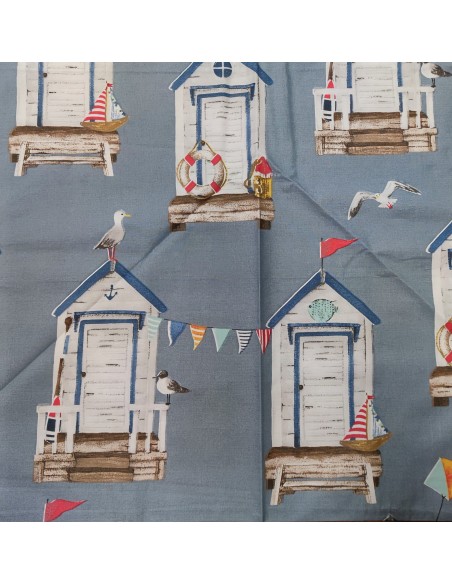 Completo letto singolo Azzurro Spiaggia, Giusy. Cavalieri