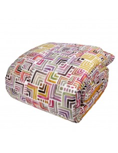 Trapunta Fazzini Piazza e Mezza Invernale - Geometrie - Ocra 2