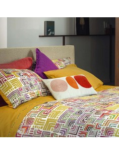 Trapunta Fazzini Piazza e Mezza Invernale - Geometrie - Ocra