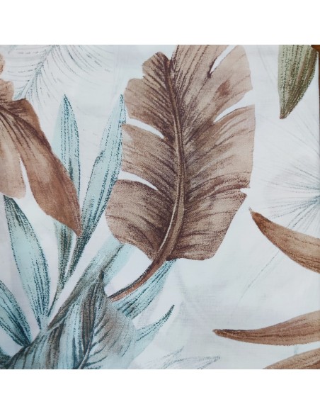 Completo Letto Matrimoniale in Percalle di cotone Major, carta da zucchero, Via Roma 60