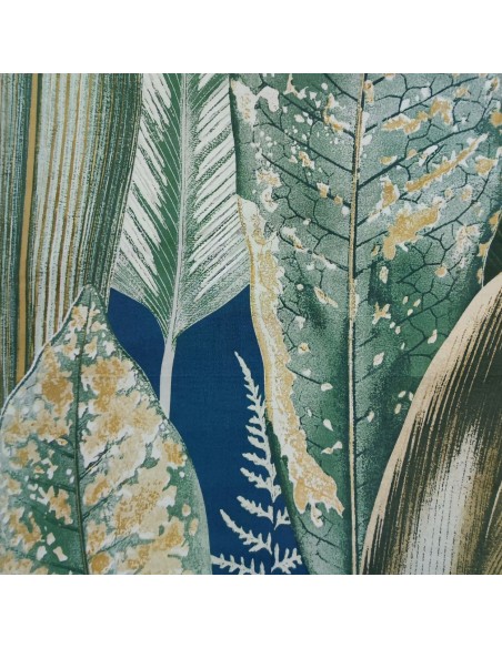 Completo Copripiumino Matrimoniale Folier in percalle di cotone, Bosco, Via Roma60