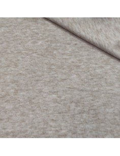 Maglia rasata di viscosa effetto lana, Sabbia Melange