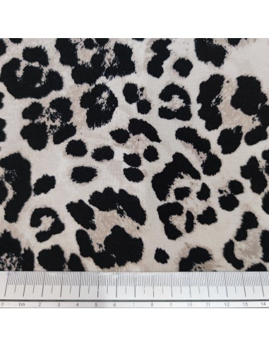 Jersey di viscosa Leopardato