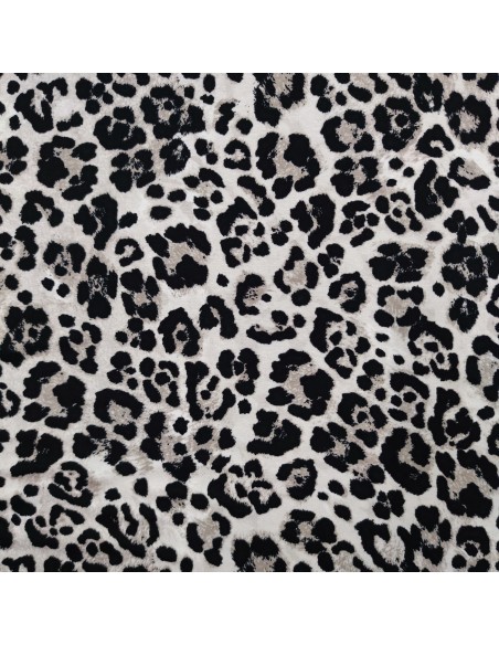 Jersey di viscosa Leopardato