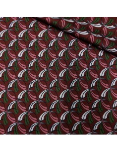 Twill di viscosa virgole su...