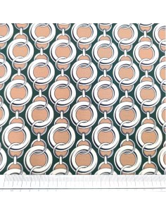 Jersey incatenato nero e e marrone 2