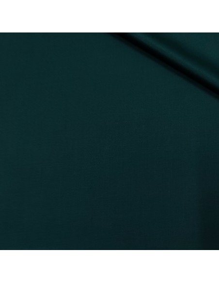 Gabardine in misto viscosa elasticizzato verde scuro
