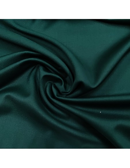 Gabardine in misto viscosa elasticizzato verde scuro