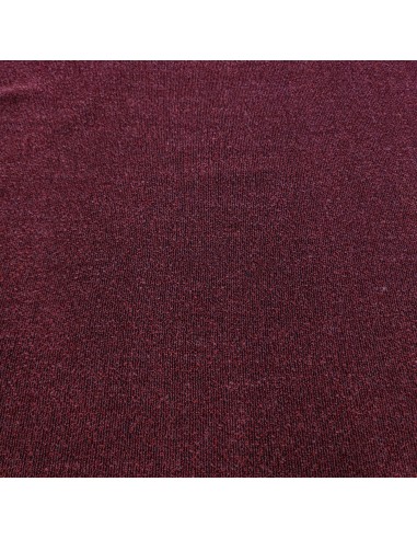 Tweed in rilievo bordeaux e grigio