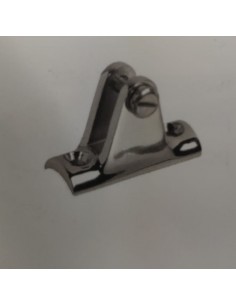 Base a forcella 90° concava in acciaio inox aisi316