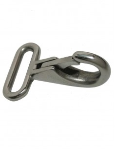 Moschettone con passante in...