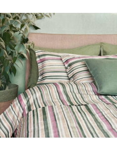 Completo lenzuola tobago in percalle di puro cotone – fazzini