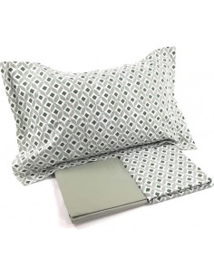 Completo lenzuola piazza e mezza Path in percalle di puro cotone – fazzini 2