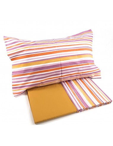 Completo lenzuola singolo in percalle di puro cotone – fazzini