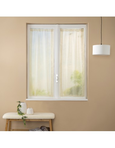 Coppia Tendine Regolabili Ivanka 60 x 230 bianca