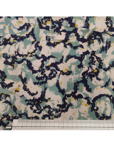 Rasetto di viscosa astratto blu/azzurro