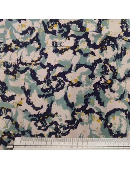 Rasetto di viscosa astratto blu/azzurro