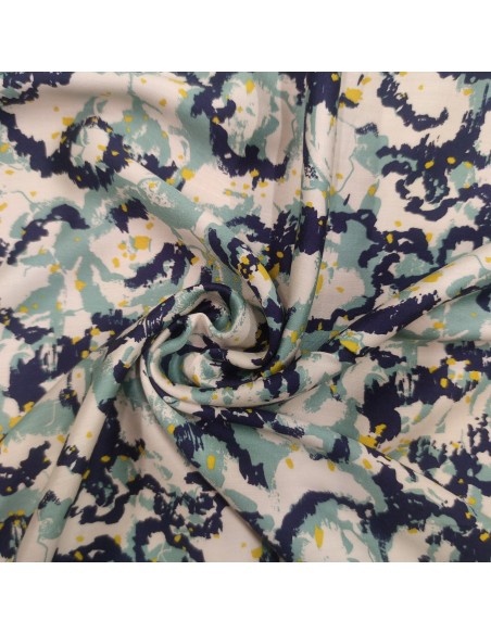 Rasetto di viscosa astratto blu/azzurro