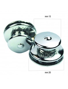 Bottone Loxx femmina Testa grande con molla Inox