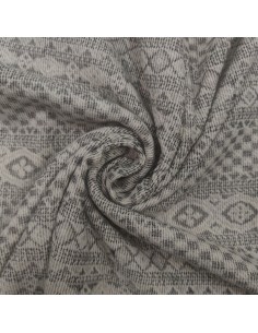 Taglio jacquard in misto lana geometrico MT 1,40