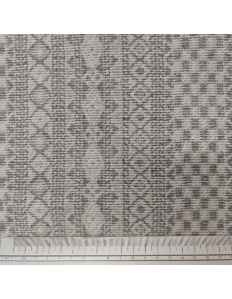 Taglio jacquard in misto lana geometrico MT 1,40