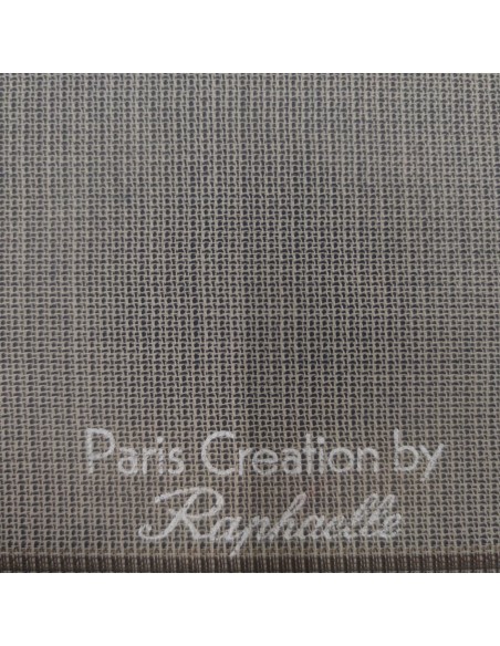 Pura lana effetto rete Sabbia e nero