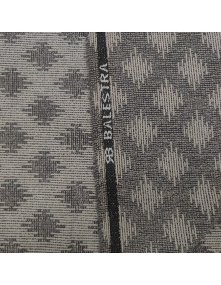 Taglio jacquard double face in lana geometrico MT 1,80