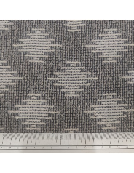 Taglio jacquard double face in lana geometrico MT 1,80