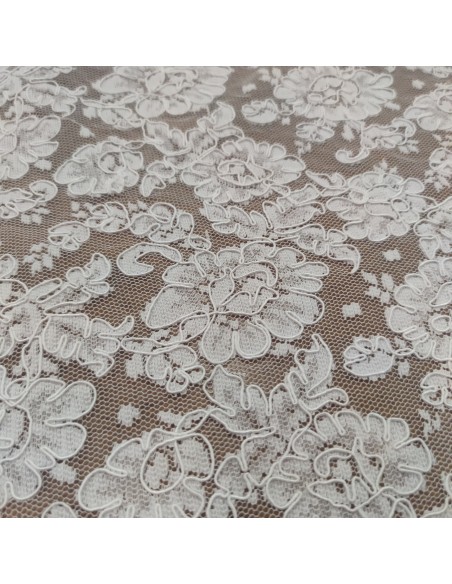 Pizzo macramè da Sposa Bianco