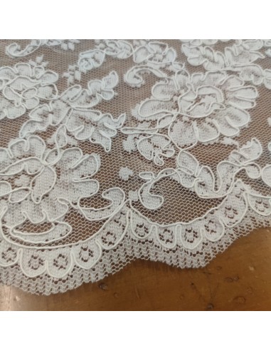 Pizzo macramè da Sposa Bianco