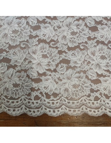 Taglio Pizzo Macramè da Sposa Bianco MT 1.20