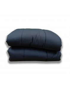 Trapunta Piazza e mezza In Cotton, colore Blu, Maé by Via Roma 60