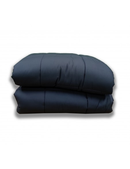 Trapunta Piazza e mezza In Cotton, colore Blu, Maé by Via Roma 60