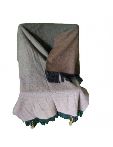 Plaid Sheffield con Frange, Moka, By...