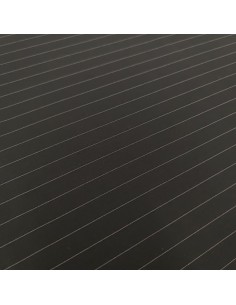 Gessato in viscosa nero 2