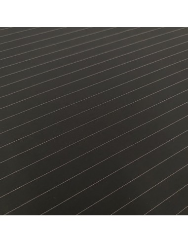 Gessato in viscosa nero