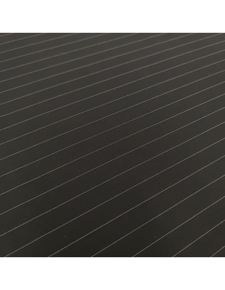 Gessato in viscosa nero