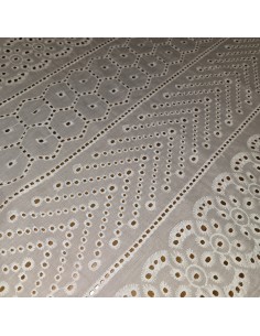 Pizzo SanGallo in puro cotone bianco