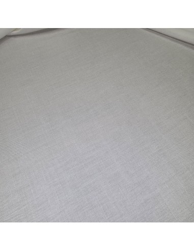 Misto lino e cotone bianco