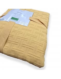 Copriletto jacquard Clara Giallo, Cavalieri 2