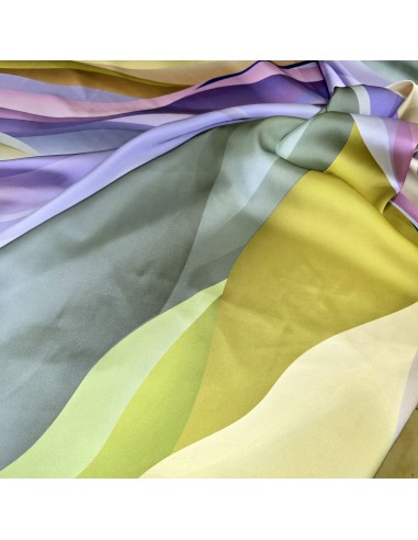Raso Satin sfumato mano seta