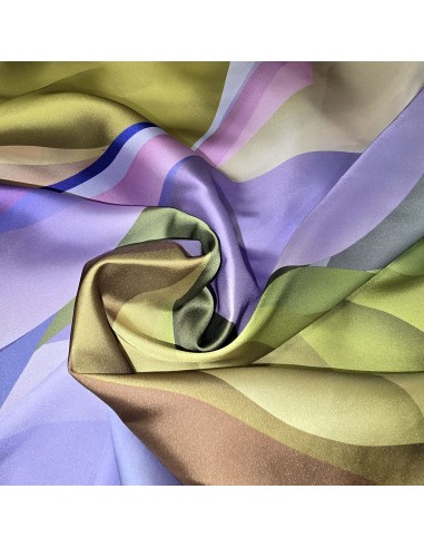 Raso Satin sfumato mano seta