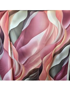 Raso Satin sfumato mano seta