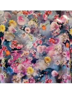 Raso Satin Floreale mano seta